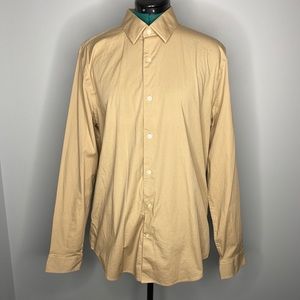 EXPRESS FITTED 1MX LARGE BUTTON DOWN SHIRT